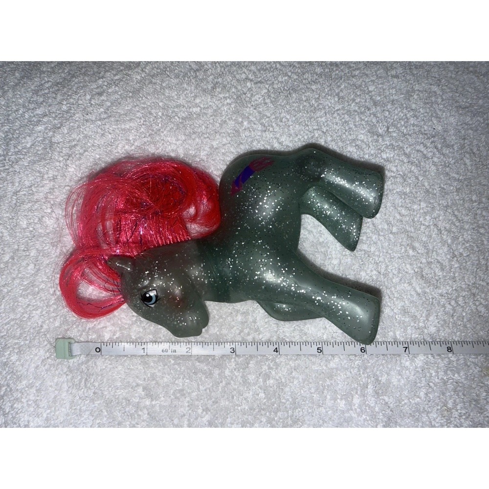My Little Pony G1 Sky Rocket Clear Sparkle Hasbro Bradley 1985 Vintage *no Tail - Picture 11 of 11